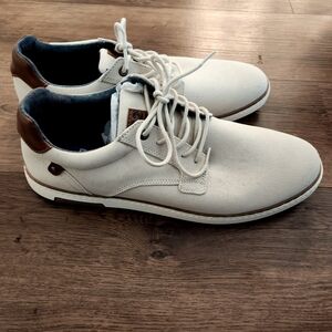 Men's Cream Casual Dress Shoes